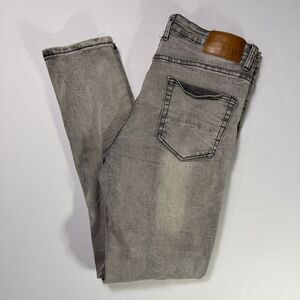 WAIMEA Skinny Fit Distressed Gray 36x32 Men's Jeans, Ripped, New w/o Tags 2/$25